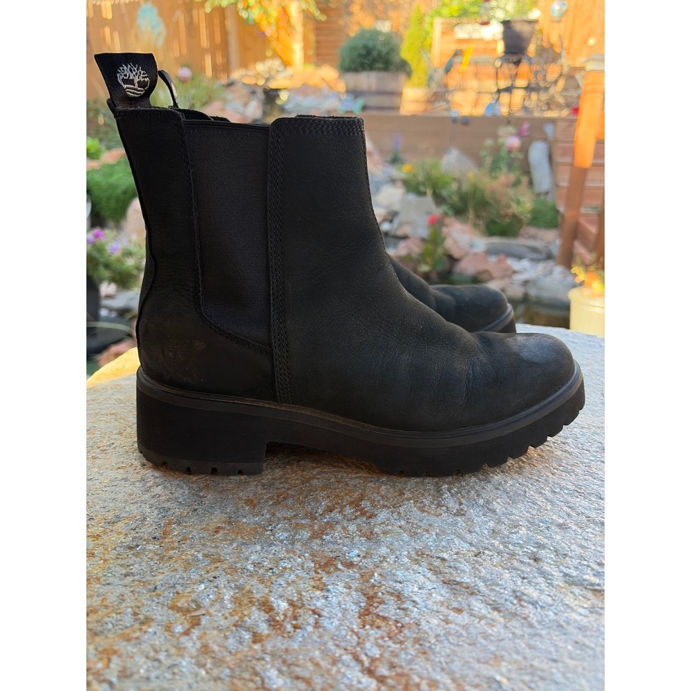 Timberland Courmayeur Valley Black Nubuck Chelsea Boots TB0A5NPK015 Womens 8.5